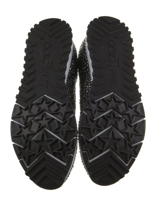 Jimmy Choo Printed Crystal Embellishments Sock Sneakers