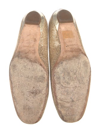 Jimmy Choo Glitter Glitter Accents Ballet Flats