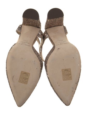 Jimmy Choo Glitter D'Orsay Pumps