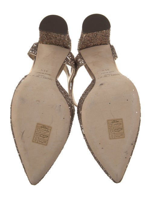 Jimmy Choo Glitter D'Orsay Pumps