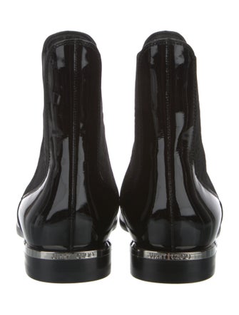 Jimmy Choo Patent Leather Chelsea Boots