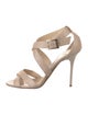 Jimmy Choo Snakeskin Animal Print Sandals