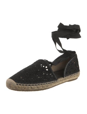Jimmy Choo Embroidered Accent Espadrilles