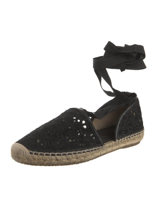 Jimmy Choo Embroidered Accent Espadrilles