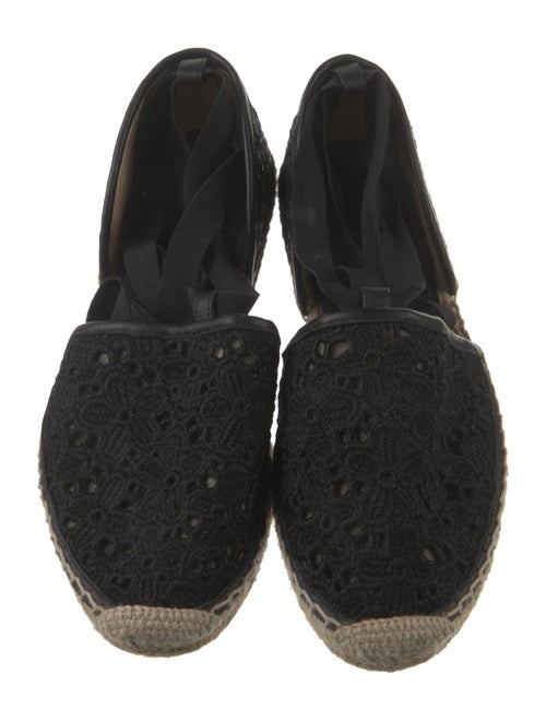 Jimmy Choo Embroidered Accent Espadrilles