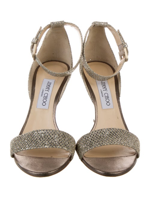 Jimmy Choo Glitter Sandals