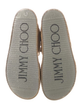Jimmy Choo Suede Bow Accents Slides
