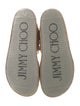 Jimmy Choo Suede Bow Accents Slides
