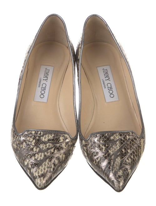 Jimmy Choo Snakeskin Animal Print Pumps