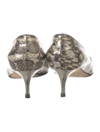 Jimmy Choo Snakeskin Animal Print Pumps