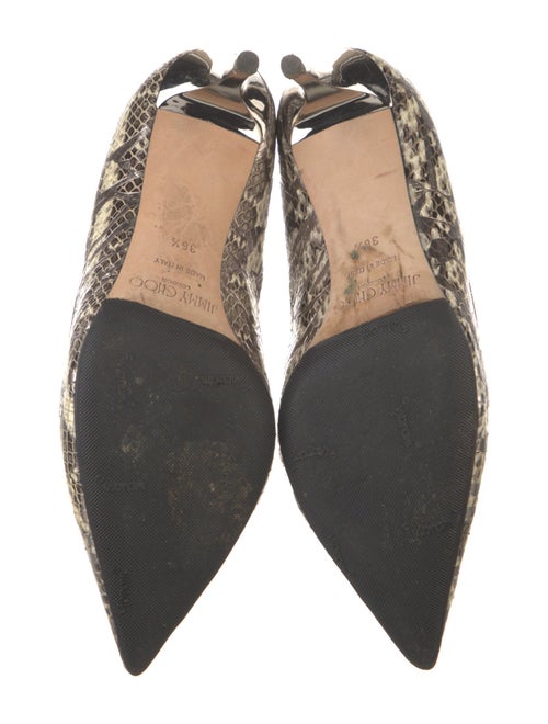 Jimmy Choo Snakeskin Animal Print Pumps