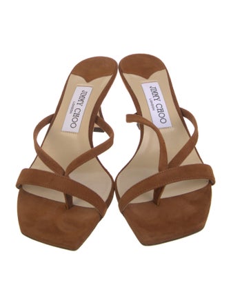 Jimmy Choo Suede Slides