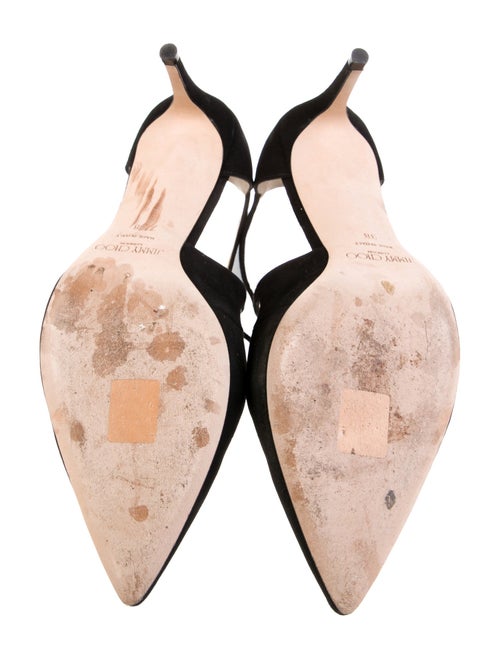 Jimmy Choo Suede T-Strap Pumps