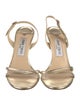 Jimmy Choo Leather Slingback Sandals