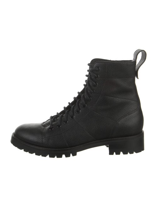 Jimmy Choo Leather Combat Boots