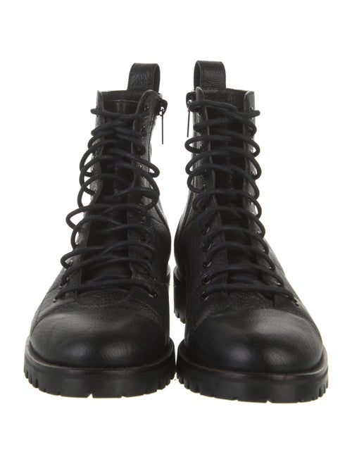 Jimmy Choo Leather Combat Boots