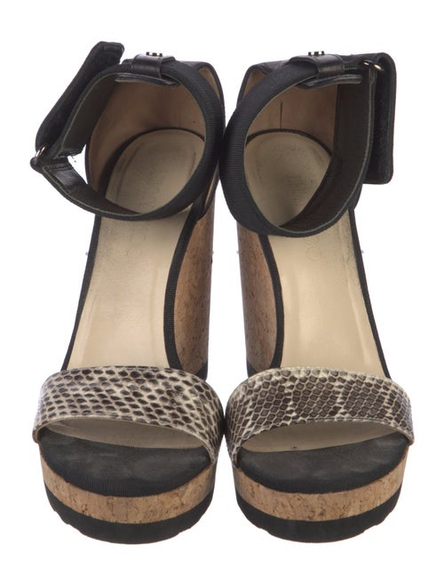 Jimmy Choo Animal Print Sandals