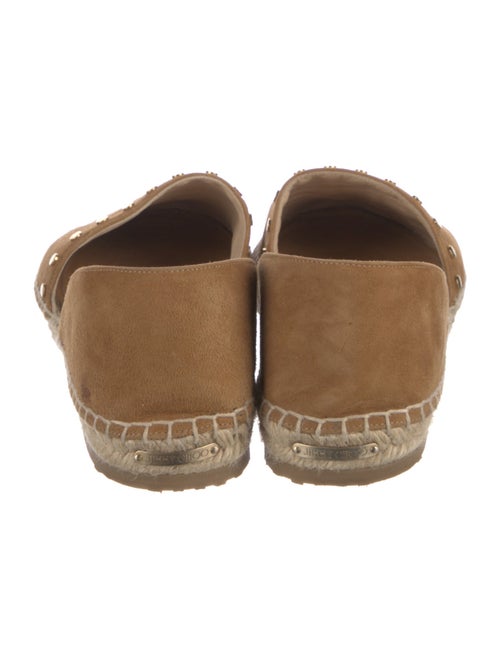 Jimmy Choo Suede Studded Accents D'Orsay Flats