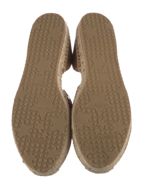 Jimmy Choo Suede Studded Accents D'Orsay Flats