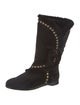 Jimmy Choo Ponyhair Lace-Up Boots