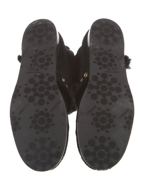 Jimmy Choo Ponyhair Lace-Up Boots