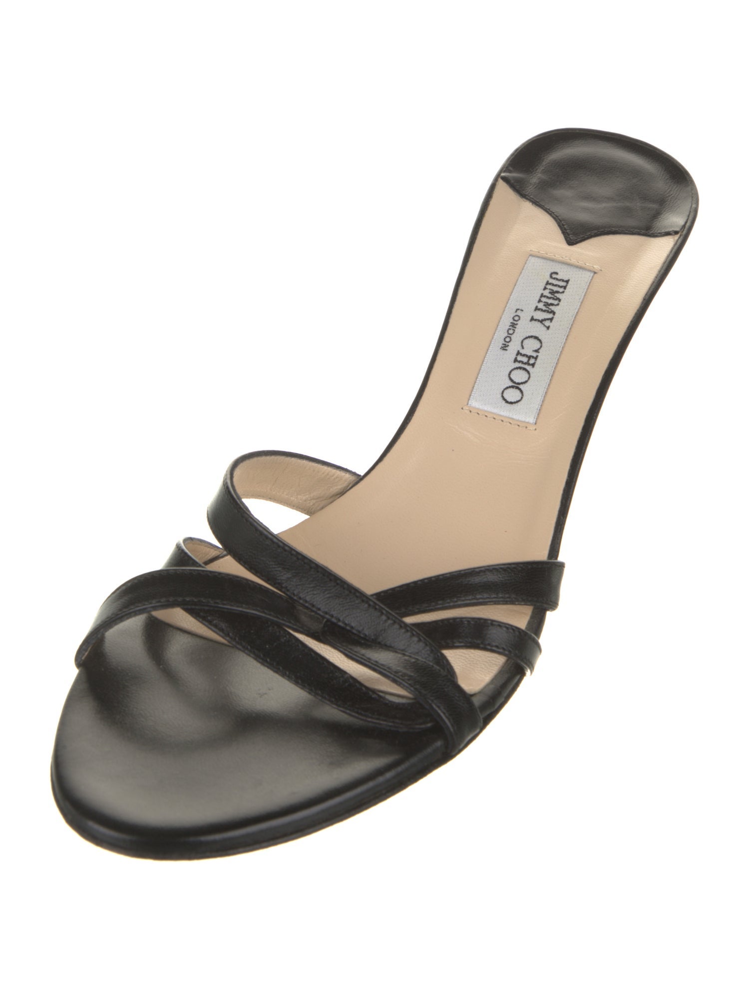 Jimmy Choo Leather Slides