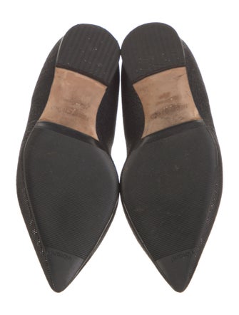 Jimmy Choo Suede Studded Accents Flats