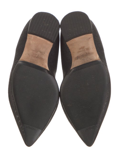 Jimmy Choo Suede Studded Accents Flats