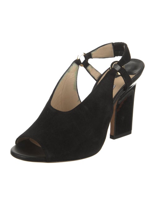 Jimmy Choo Suede Slingback Sandals