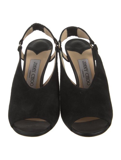 Jimmy Choo Suede Slingback Sandals
