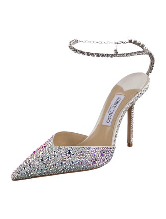 Jimmy Choo Satin Patterned Sandals