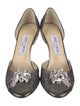 Jimmy Choo Glitter Glitter Accents D'Orsay Pumps