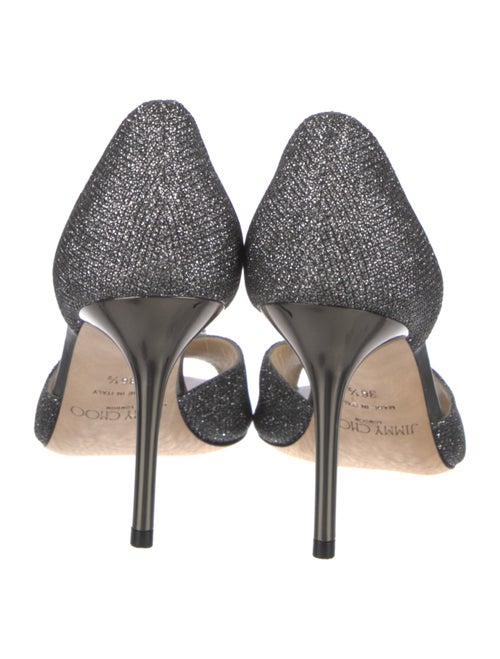 Jimmy Choo Glitter Glitter Accents D'Orsay Pumps