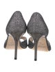 Jimmy Choo Glitter Glitter Accents D'Orsay Pumps