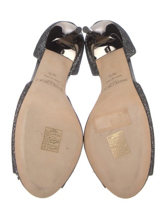 Jimmy Choo Glitter Glitter Accents D'Orsay Pumps