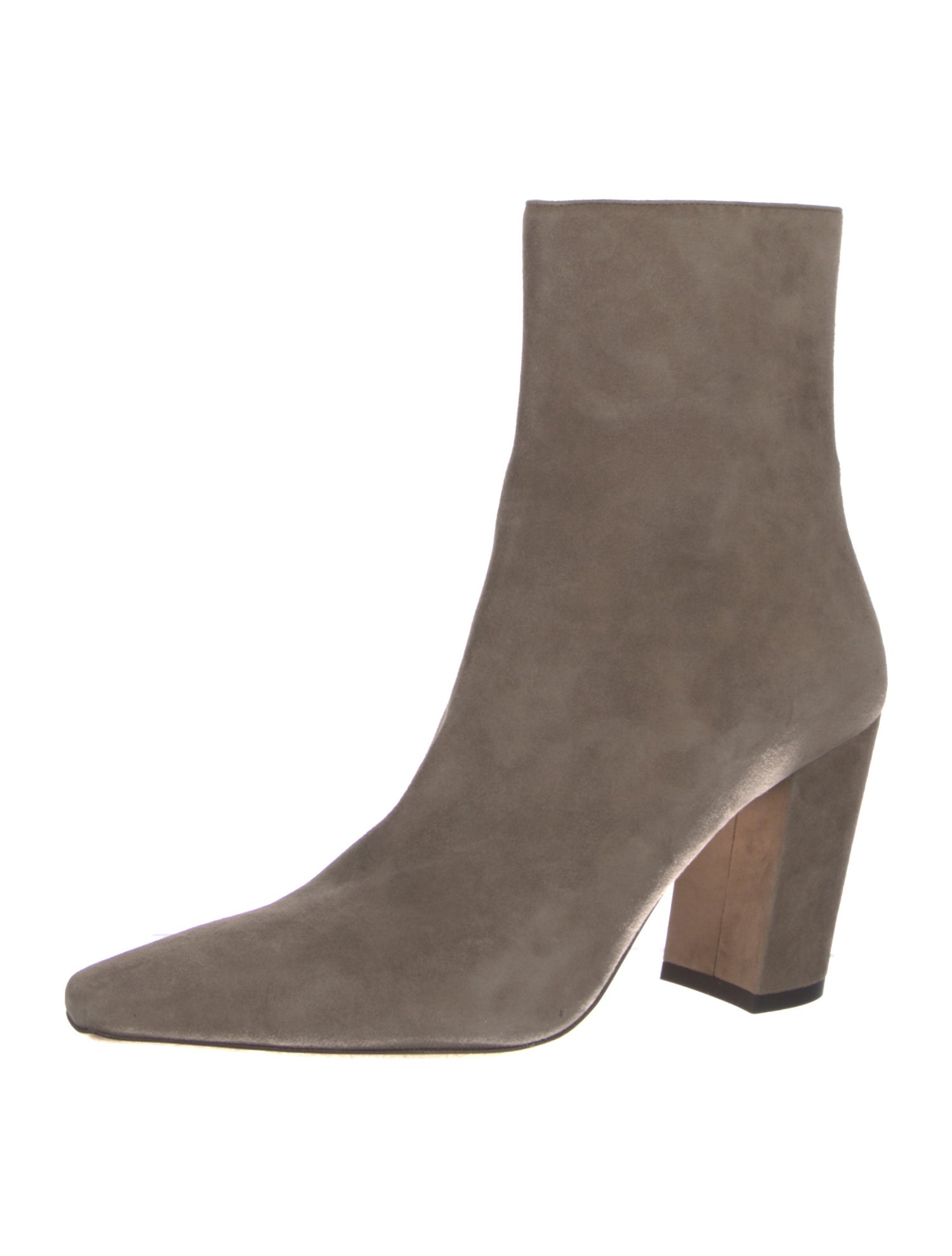 Jimmy Choo Suede Leather Trim Embellishment Boots