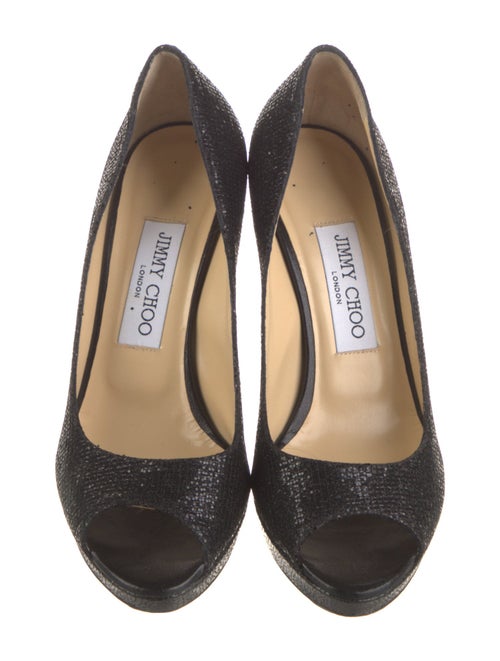 Jimmy Choo Glitter Glitter Accents Pumps