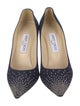 Jimmy Choo Suede Studded Accents Pumps