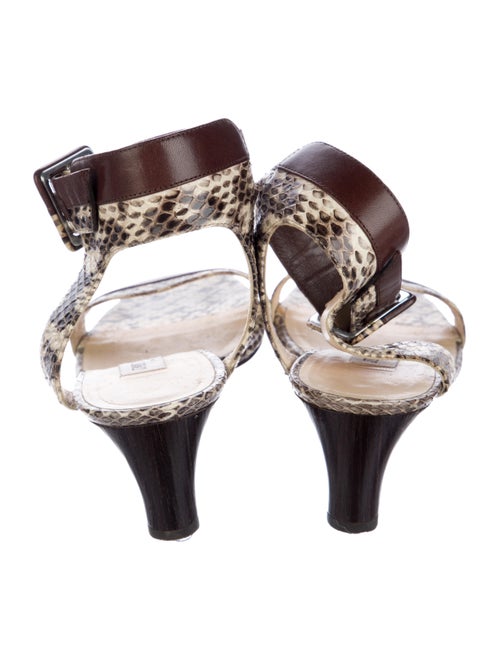 Jimmy Choo Snakeskin Animal Print Sandals