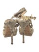 Jimmy Choo Snakeskin Animal Print Sandals