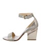 Jimmy Choo Glitter Glitter Accents Sandals