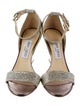 Jimmy Choo Glitter Glitter Accents Sandals
