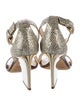 Jimmy Choo Glitter Glitter Accents Sandals