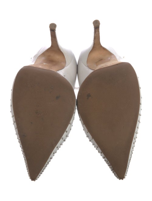 Jimmy Choo Leather Studded Accents Pumps