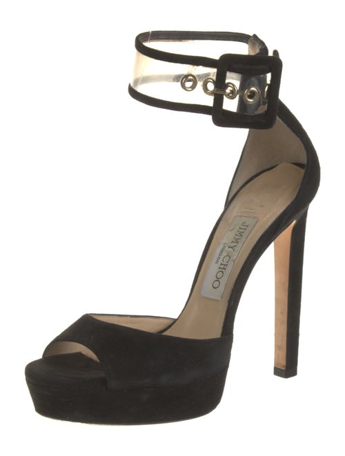 Jimmy Choo Suede D'Orsay Pumps