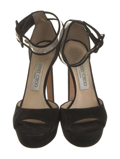 Jimmy Choo Suede D'Orsay Pumps
