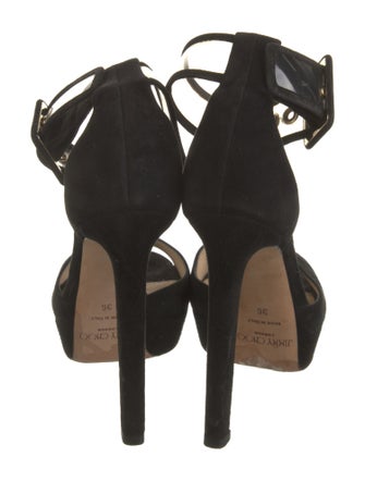 Jimmy Choo Suede D'Orsay Pumps