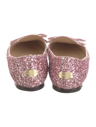 Jimmy Choo Glitter Glitter Accents Loafers