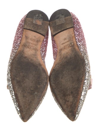 Jimmy Choo Glitter Glitter Accents Loafers