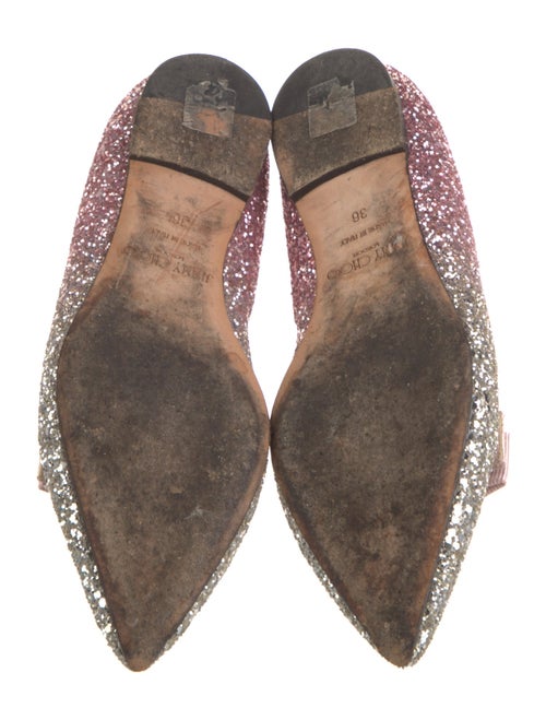 Jimmy Choo Glitter Glitter Accents Loafers